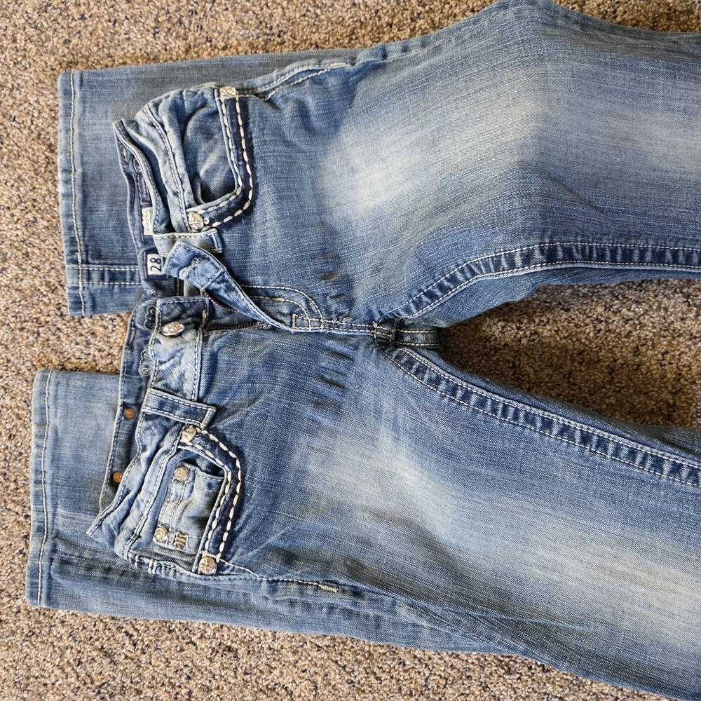 Women's Boot Cut Jeans - Light Blue
